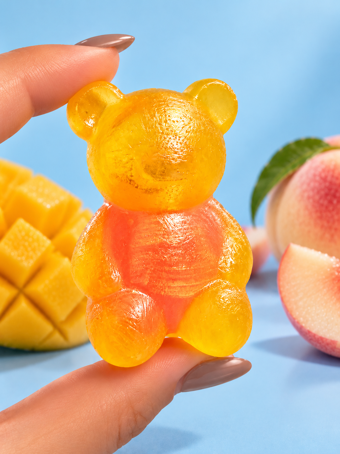 Mango White Peach Mochi Crystal Candy