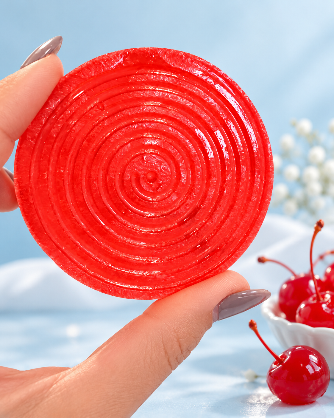 Flavor of the Week Crystal Candy Gem - “Maraschino Cherry”