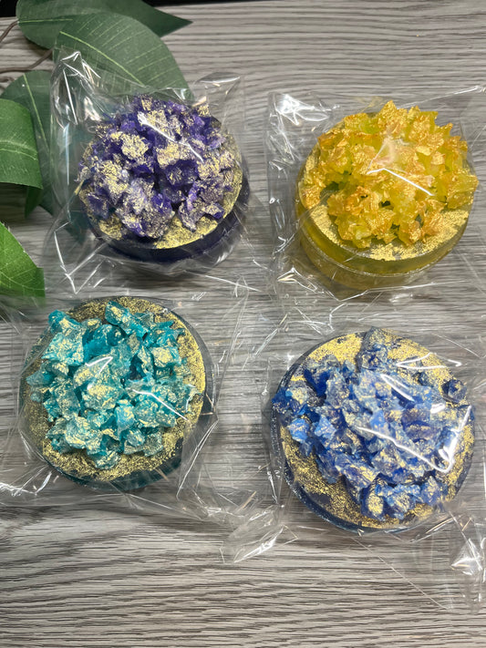 XL stuffed crystal candy gem with jam filling – edible art
