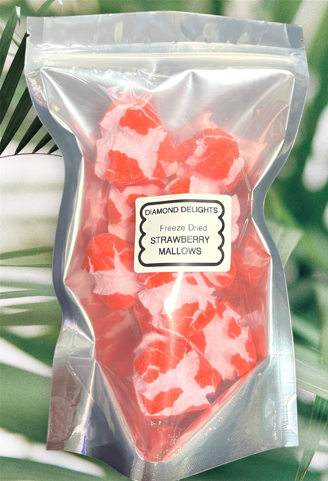 Freeze Dried Strawberry Mallows | Diamond Delights