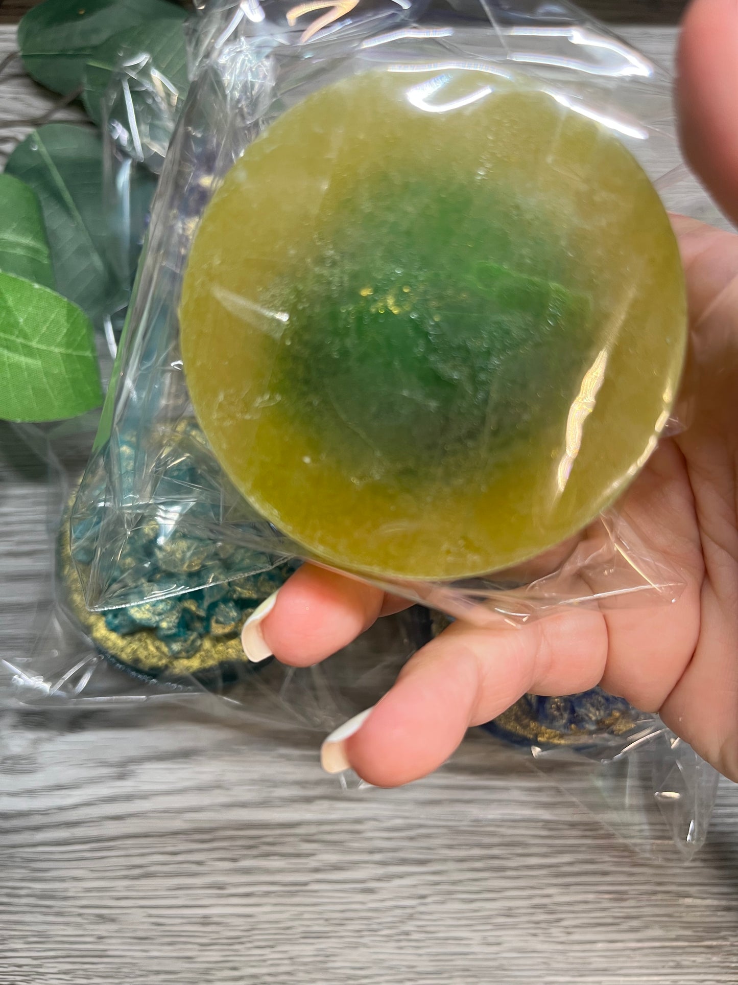 3-inch colorful candy gem stuffed with sour jam in gift box