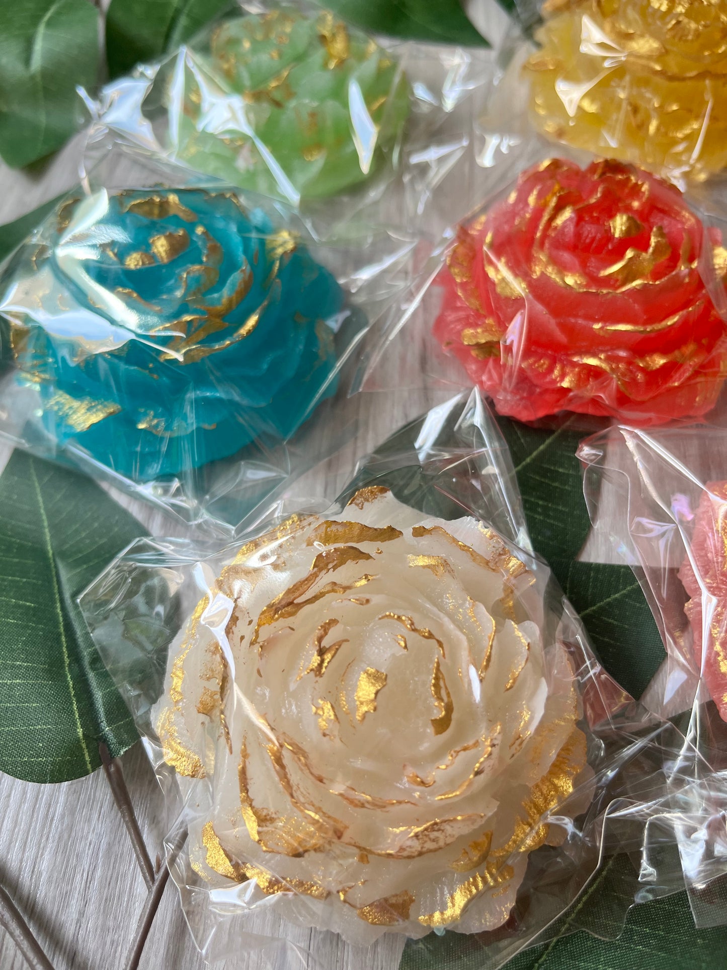 Peony Flower with Gold Treasure Box | Diamond Delights