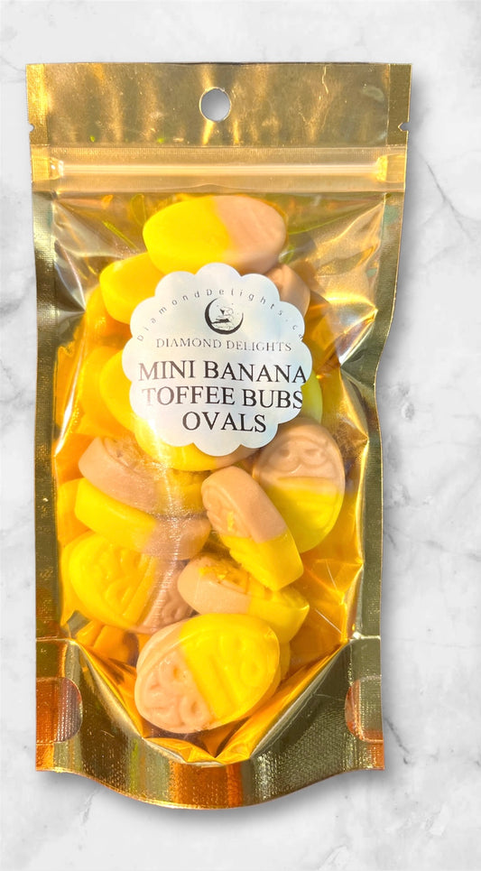 Mini BANANA CARAMEL BUBS OVALS | Diamond Delights