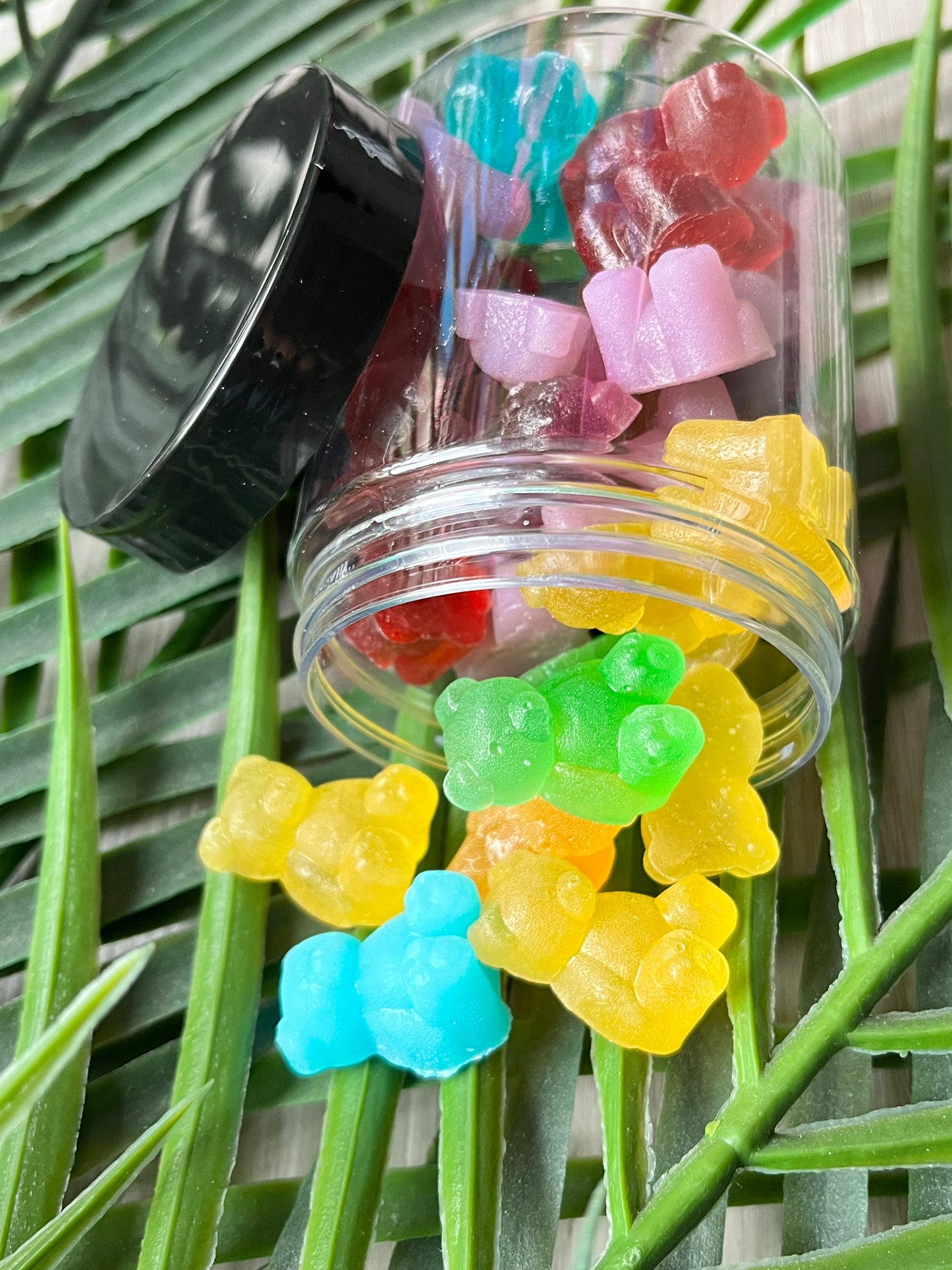 Adorable Teddy Bears in a jar! Small jar has about 10-14 bears Medium jar has about 15-20 bears Large jar has about 25-33 bears