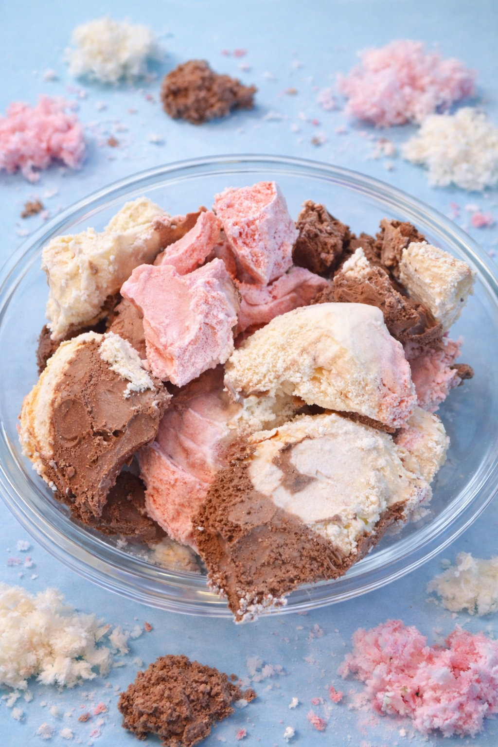 Neapolitan Ice Cream – Freeze-Dried Trio