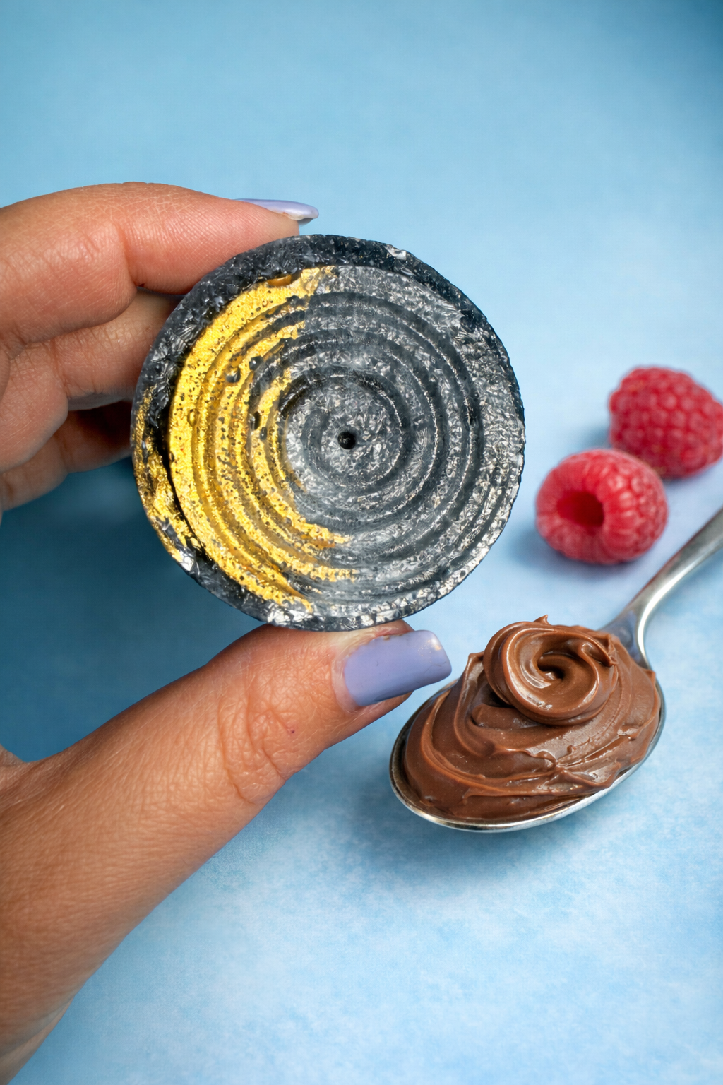 Raspberry Truffle Stuffed Gem