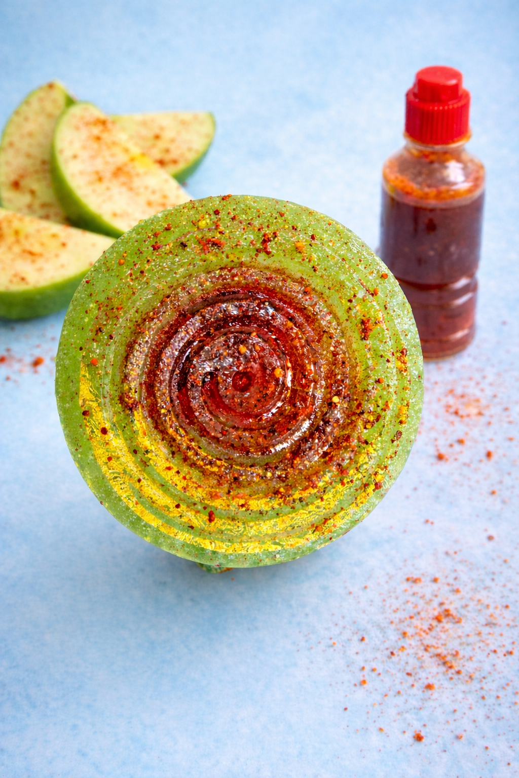 Green Apple with Chamoy & Tajin Stuffed Gem