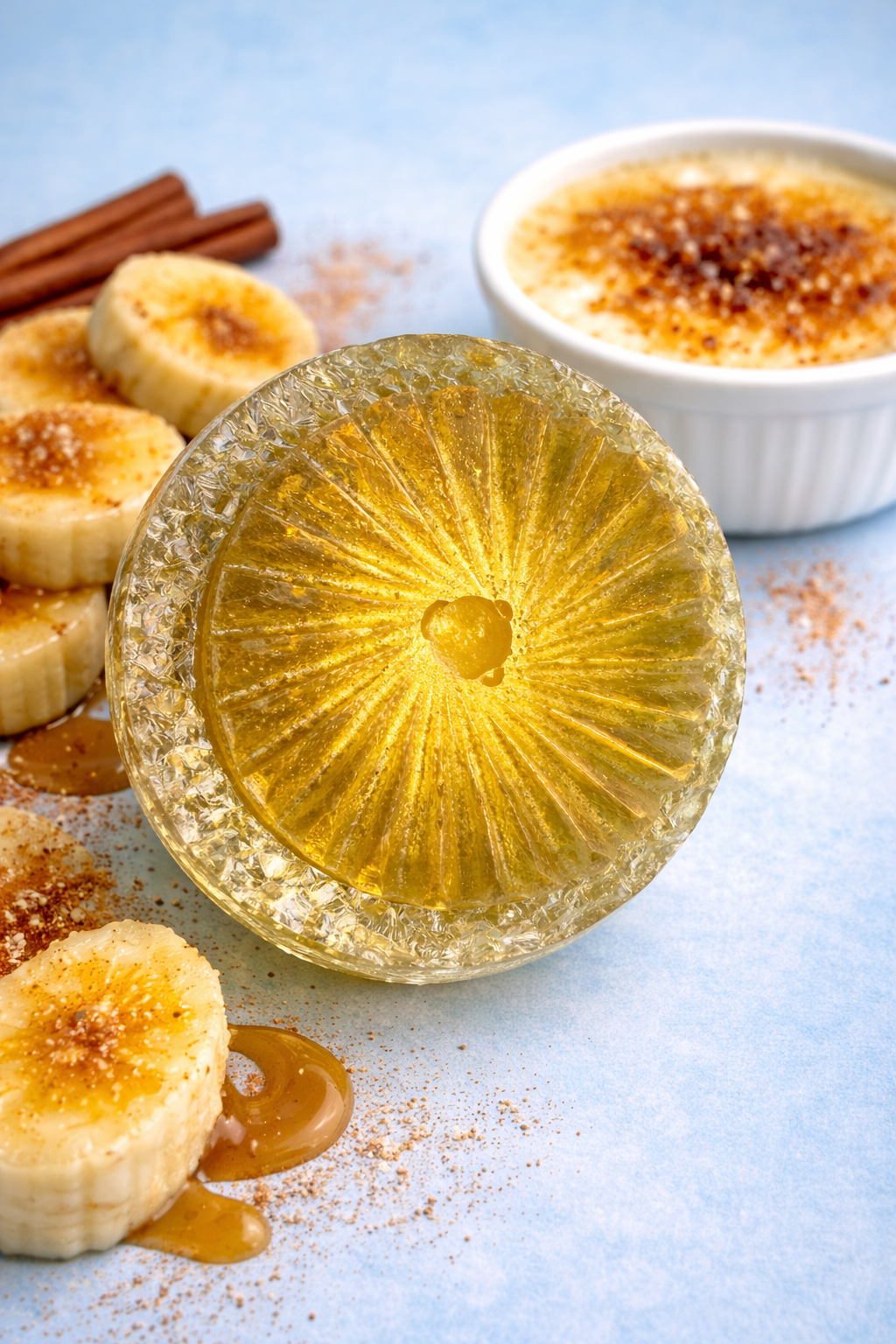 Bananas Foster Stuffed with Brûlée Cream