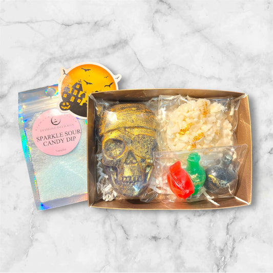 HALLOWEEN Gem Treasure Box with Gold