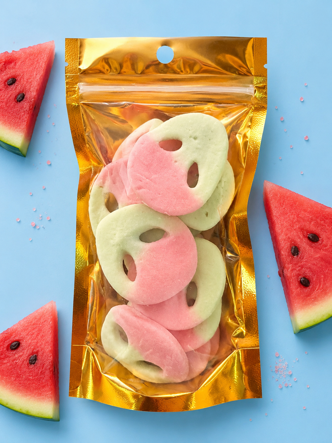 Watermelon Aliens | Swedish Style Foam Gummies