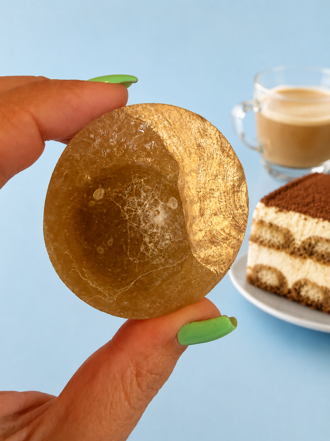 Italian Café Crema Tiramisu Mochi Crystal Candy