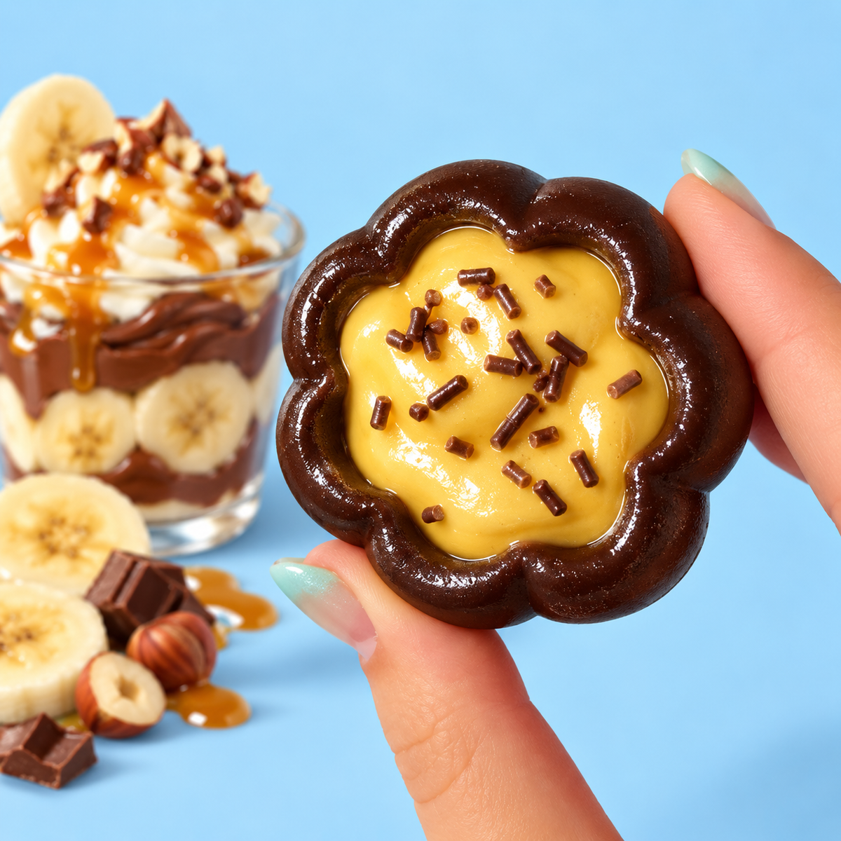 Banana Nutella with Caramel DreamCloud Gem