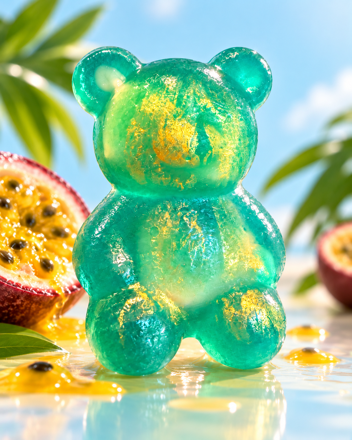 Passion Fruit Bear with Tropical HiChews