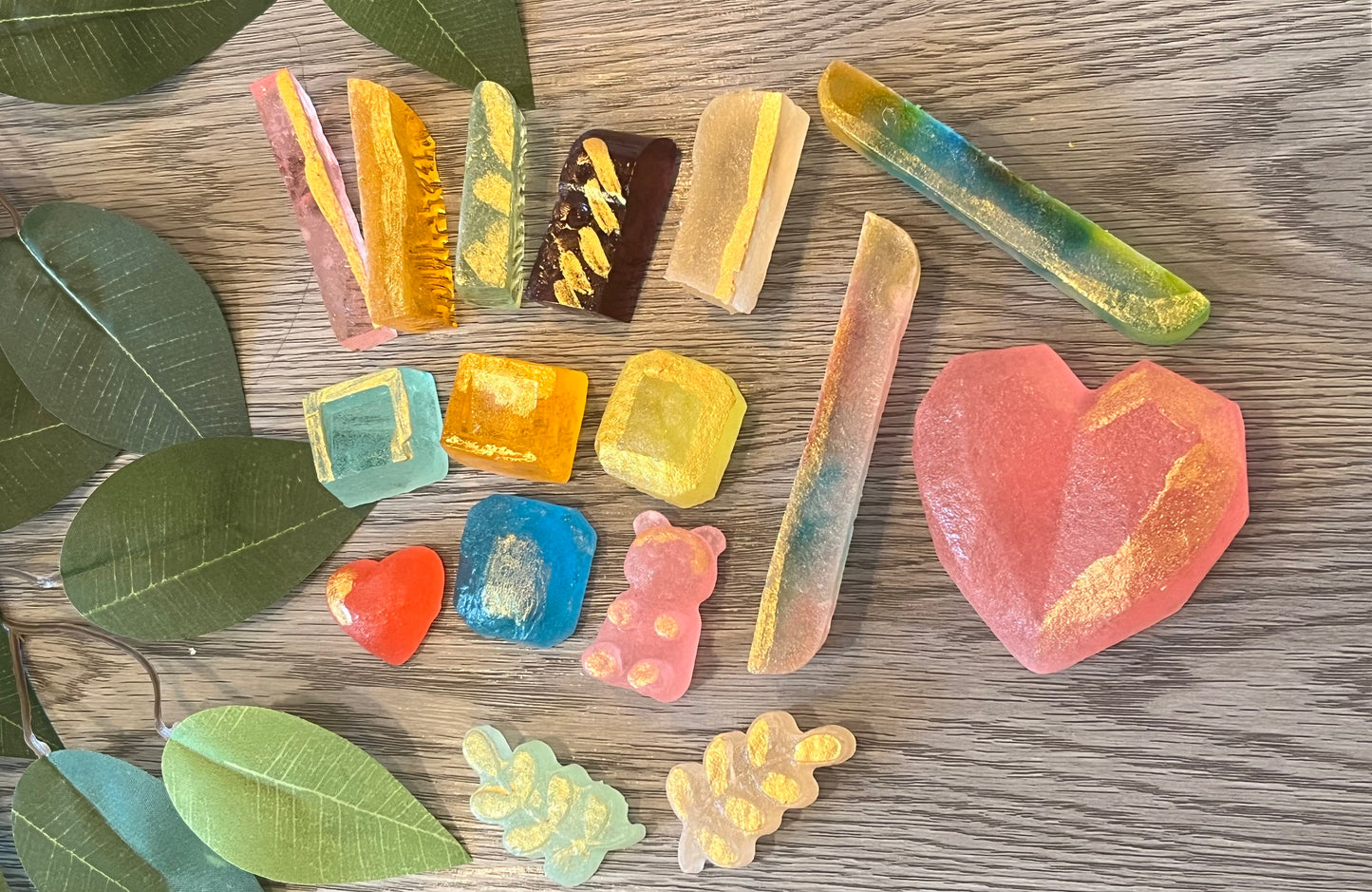 Luxury edible candy gift box with assorted kohakutou