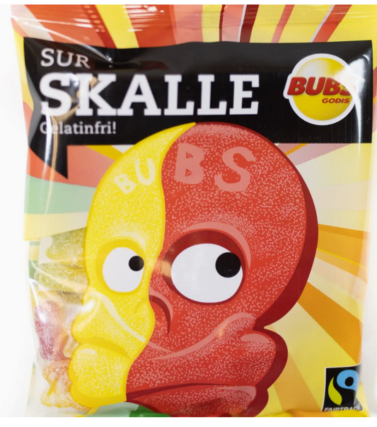 Bubs Sour Skulls 90g
