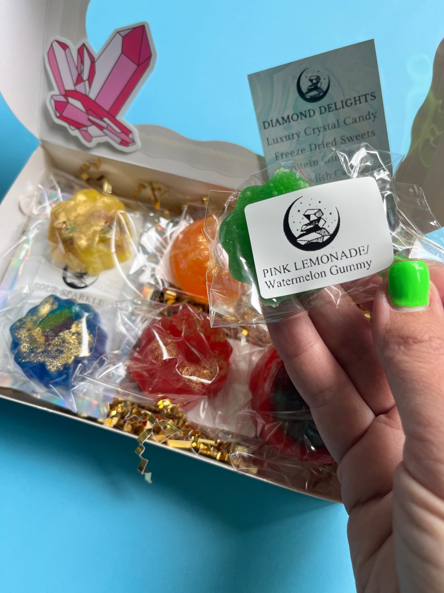 Gummy Stuffed Crystal Candy