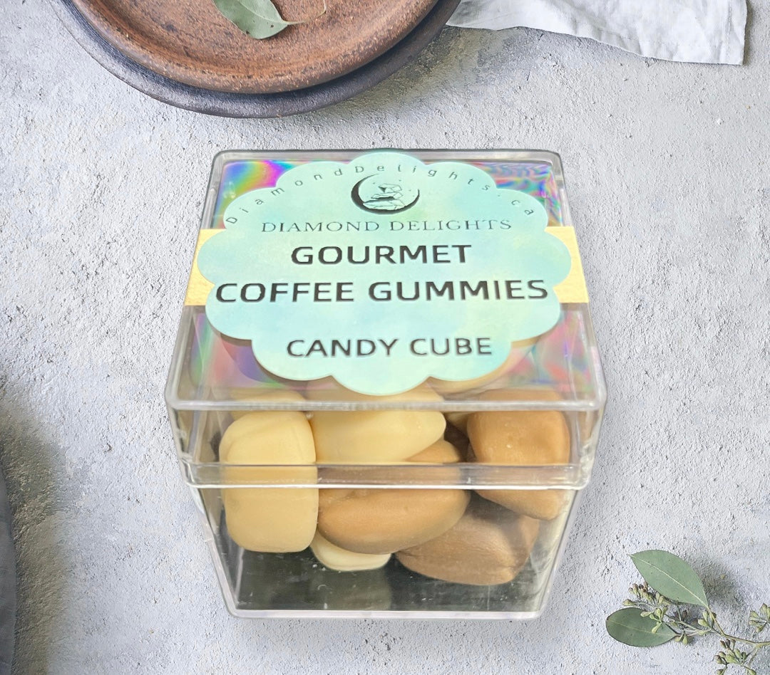 Coffee Gummies Candy Cube | Diamond Delights