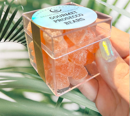 Prosecco Gummies Candy Cube | Diamond Delights