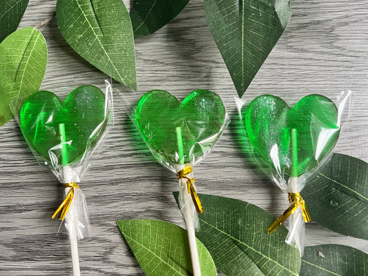 12 Cocktail & Alcohol Lollipops (Hearts) | Diamond Delights