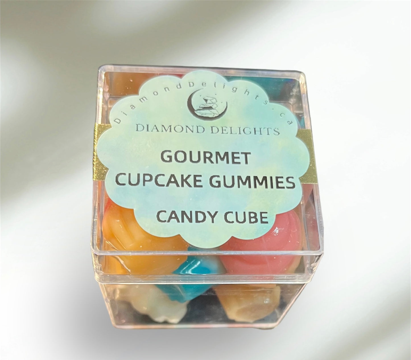 Gourmet Cupcake Gummy Cube | Diamond Delights
