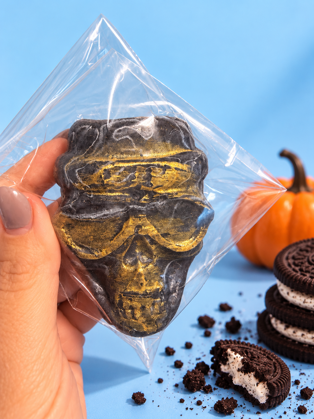 XL Cookies & Scream Skull, stuffed with marshmallow cream