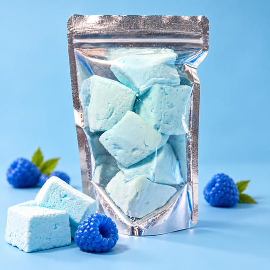 Blue Raspberry Marshmallows – Bright, Bold & Bursting with Flavor