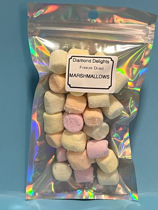 Freeze dried Marshmallows are a crunchy and tasty treat that you are sure to love. 