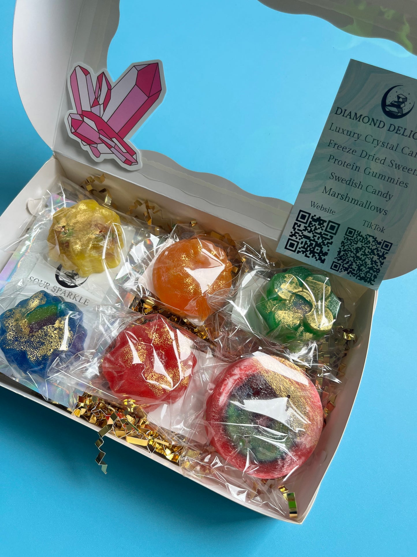 Gummy Stuffed Crystal Candy