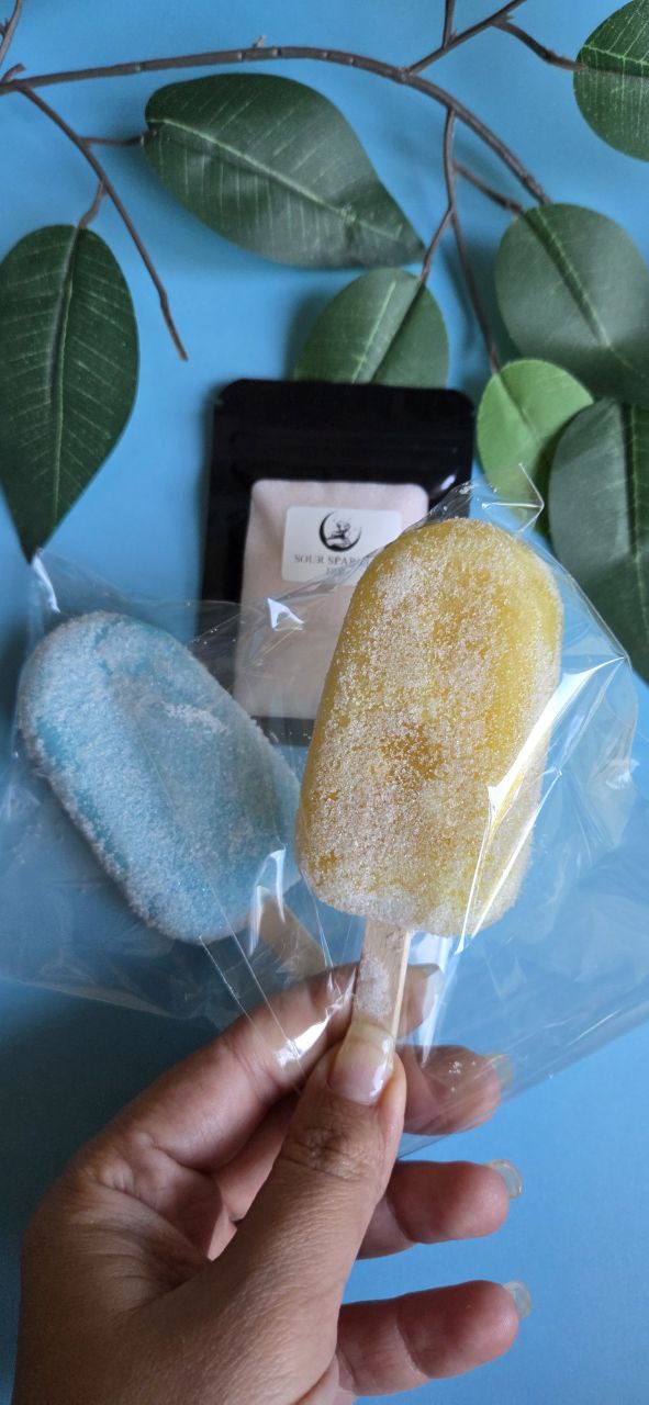 🍭 Pucker Pops - Sour Crystal Candy Popsicle