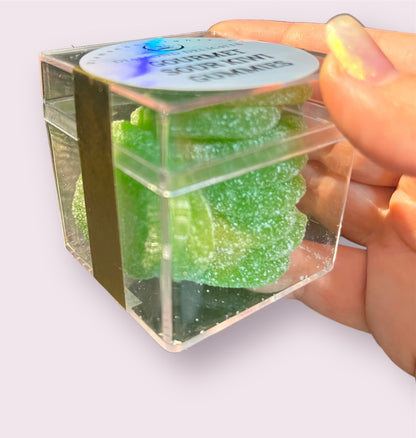 Sour Kiwi Gummies Candy Cube | Diamond Delights