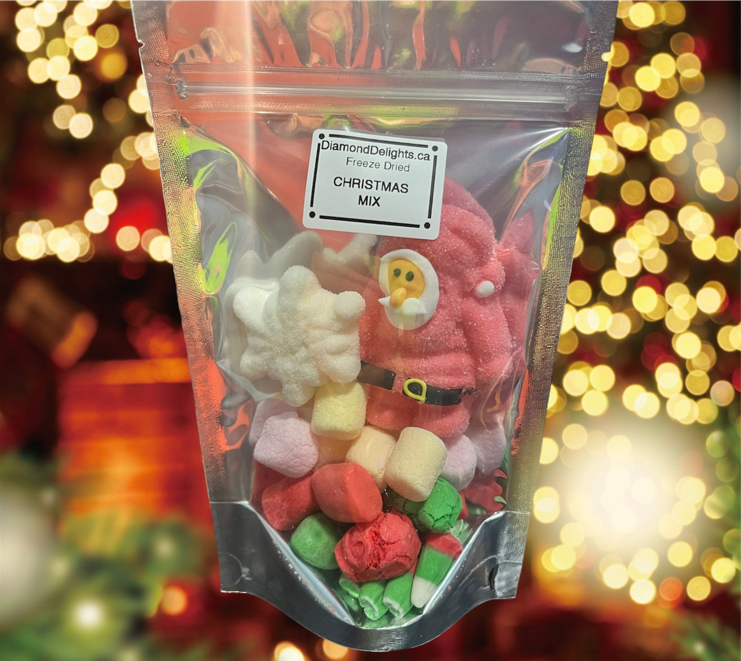 Freeze Dried “Deck the Halls” Christmas Gift mix | Diamond Delights