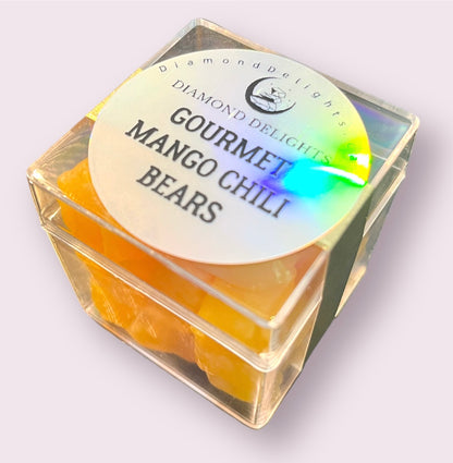 Mango Chili Bears Gummies Candy Cube | Diamond Delights