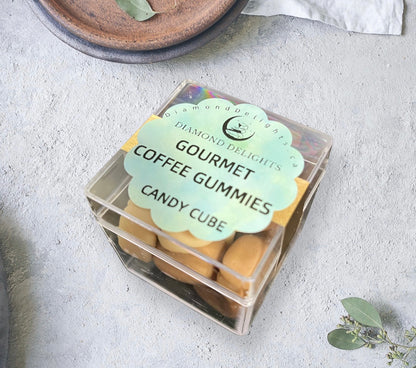Coffee Gummies Candy Cube | Diamond Delights