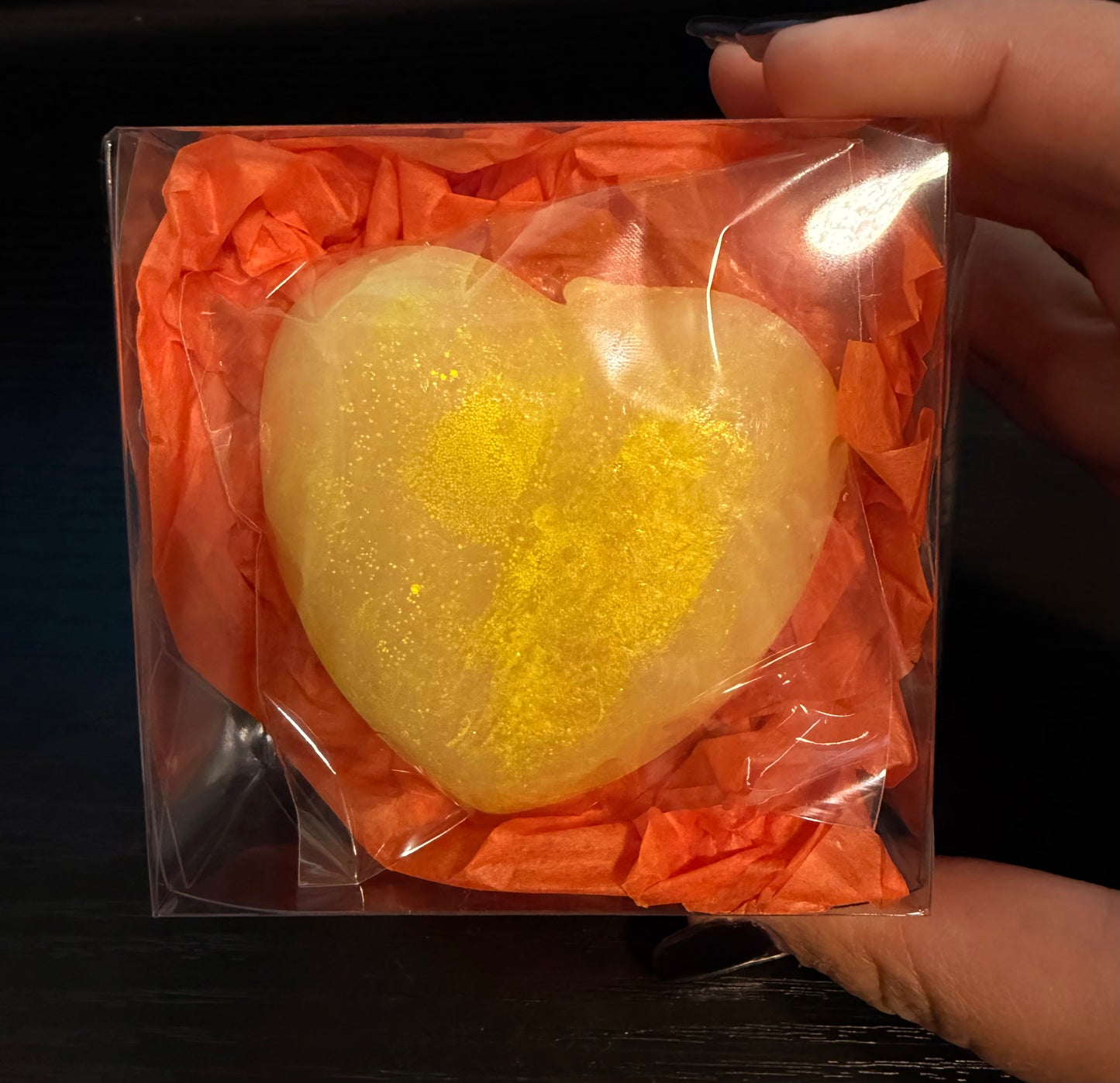 ✨ Glow Heart – Glow-in-the-Dark Crystal Candy ✨