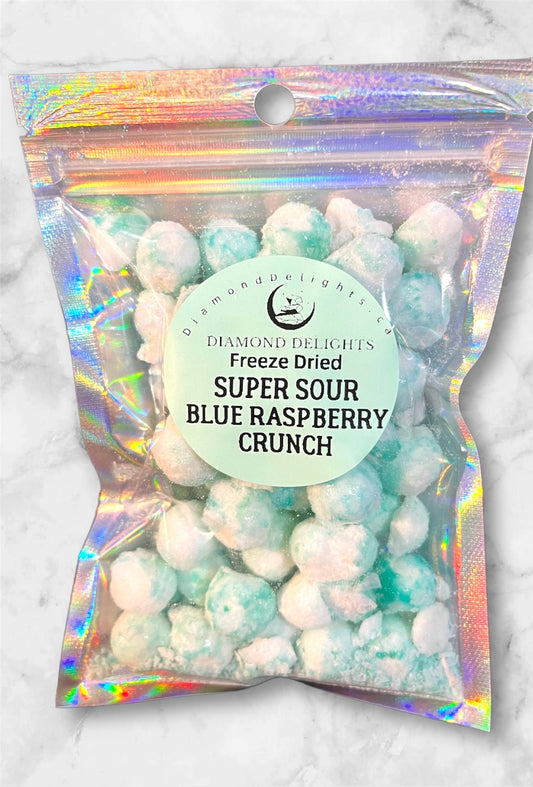 Super Sour Blue Raspberry Crunch | Diamond Delights