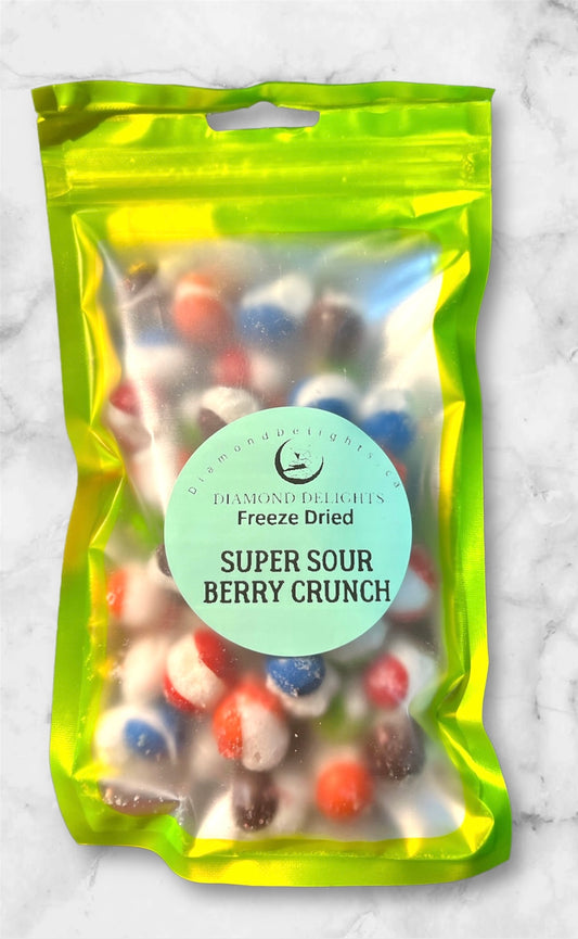 Freeze Dried Super SOUR Berry Crunch | Diamond Delights