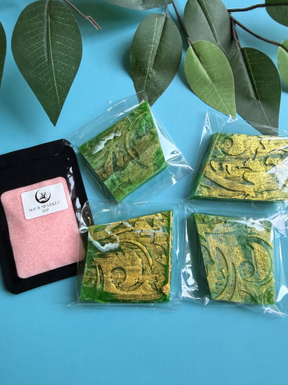 🌿✨ Pandan Coconut Crystal Candy ✨🌴