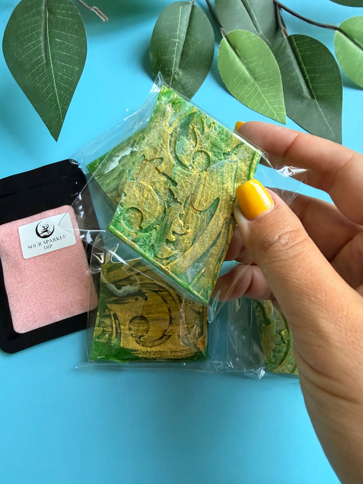 🌿✨ Pandan Coconut Crystal Candy ✨🌴