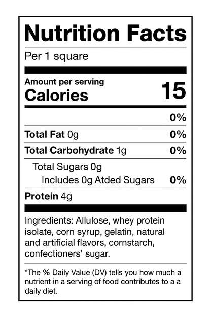 Protein Marshmallows — Sweet Strength in Every Bite. 24 grams of protein