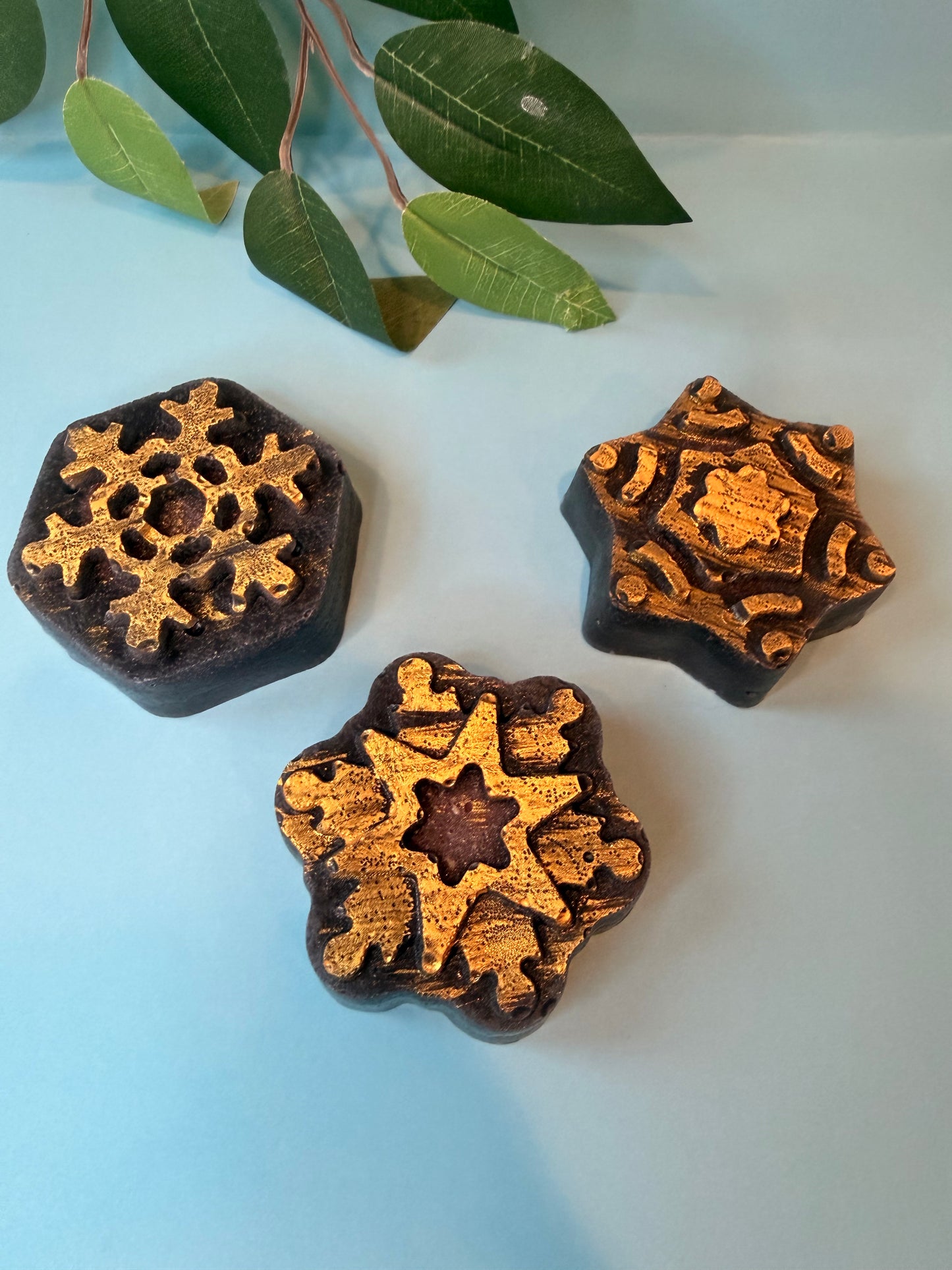 ❄️ Nutella stuffed with Peppermint Patty Snowflake Crystal Candy