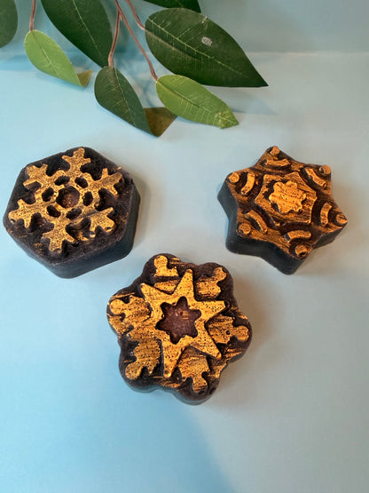 ❄️ Nutella stuffed with Peppermint Patty Snowflake Crystal Candy