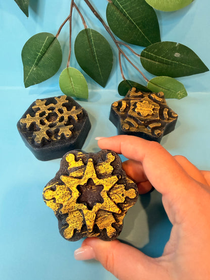 ❄️ Nutella stuffed with Peppermint Patty Snowflake Crystal Candy