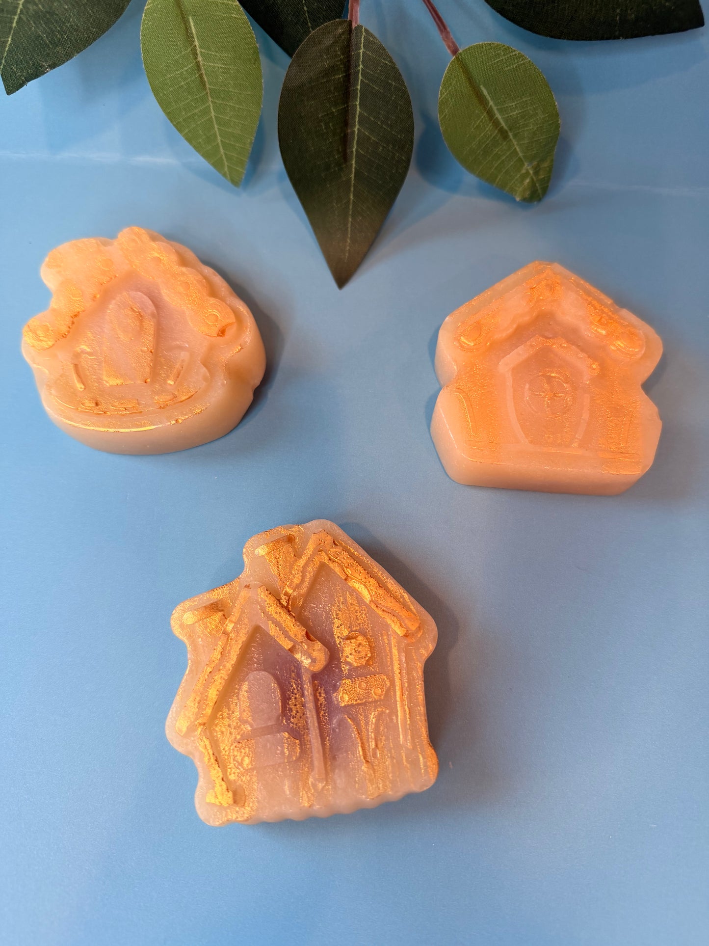 White Chocolate stuffed with Raspberry Cheesecake Winter Cottage Crystal Candy