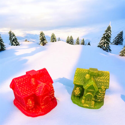 ✨🏠 Enchanted Christmas Crystal Houses – Holiday Centerpiece Candy