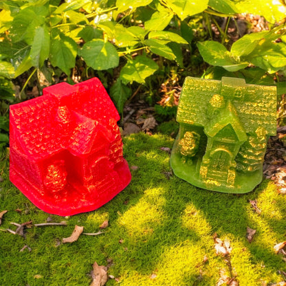 ✨🏠 Enchanted Crystal Candy House –  Centerpiece Candy