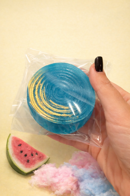 XL Watermelon Crystal Candy Stuffed with Cotton Candy Cream | Charity Listing