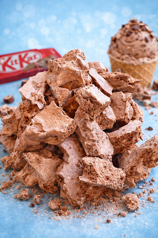 Freeze-Dried KitKat Ice Cream