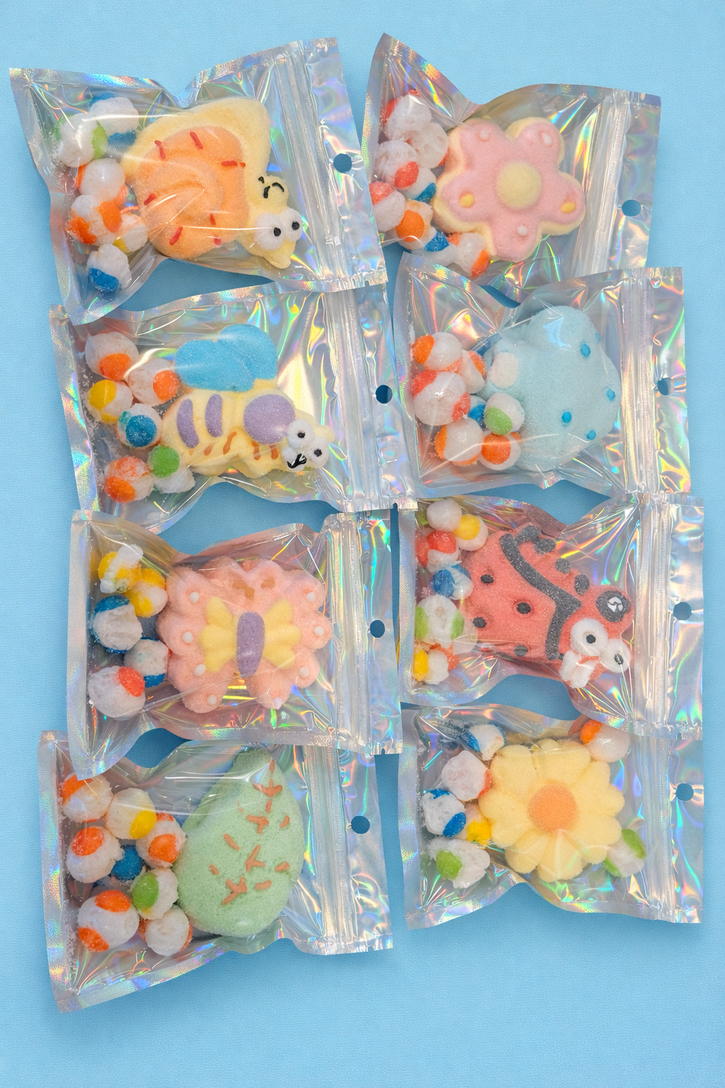 Freeze-Dried Easter Marshmallows & Sour Tropical Skittles| Diamond Delights