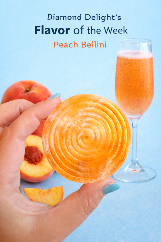 Flavor of the Week Crystal Candy Gem - “Peach Bellini”