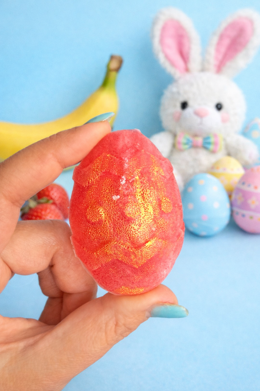 Strawberry Banana Crystal Candy Easter Egg